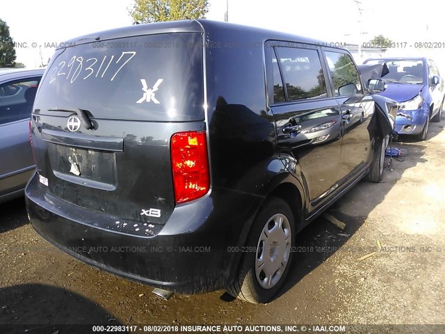 JTLKE50E591069751 - 2009 TOYOTA SCION XB Schwarz Foto 4