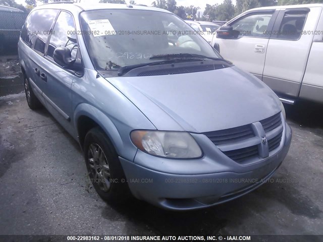 1D4GP24R86B715638 - 2006 DODGE GRAND CARAVAN SE Light Blue photo 6