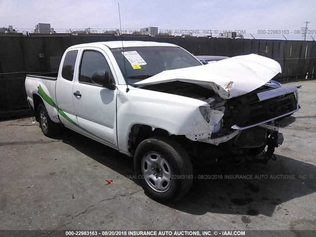 5TFTX4CN6CX011085 - 2012 TOYOTA TACOMA ACCESS CAB Ақ фото 1