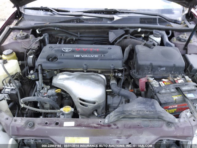 4T1BE32K05U418046 - 2005 TOYOTA CAMRY LE/XLE/SE Марун фото 10