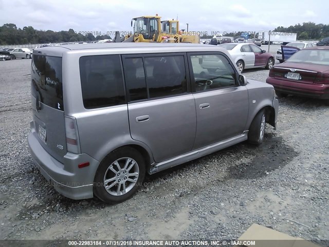 JTLKT324040163890 - 2004 TOYOTA SCION XB Silber Foto 4