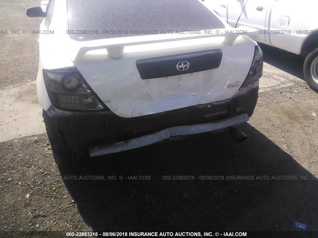 JTKDE167880225073 - 2008 TOYOTA SCION TC 白色 照片 6