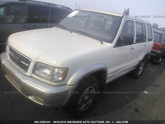 JACDJ58X9W7911195 - 1998 ISUZU TROOPER S/LS/LIMITED თეთრი ფოტო 2