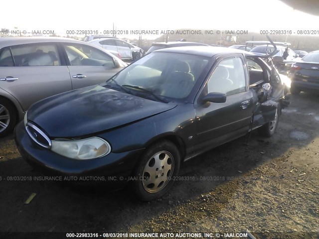 1FAFP6638WK228616 - 1998 FORD CONTOUR LX/SPORT/SE GREEN photo 2