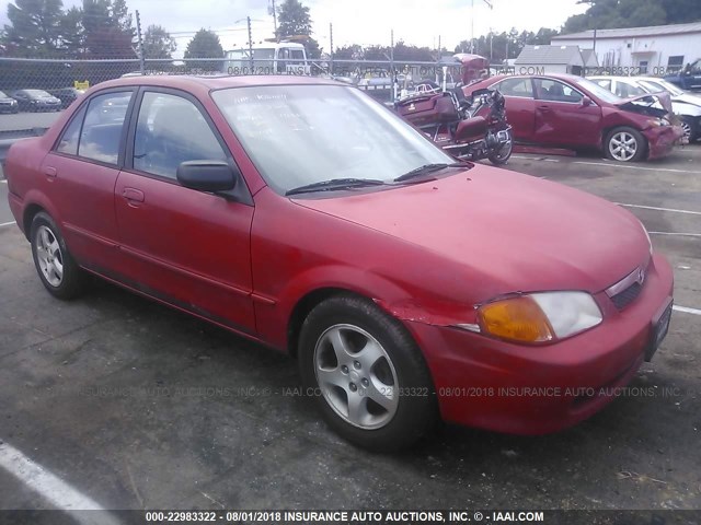 JM1BJ2210Y0202002 - 2000 MAZDA PROTEGE ES RED photo 1