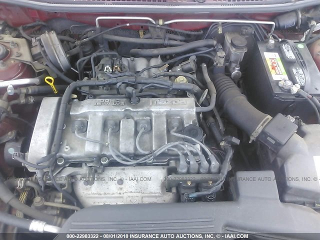 JM1BJ2210Y0202002 - 2000 MAZDA PROTEGE ES RED photo 10