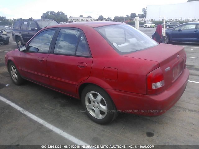 JM1BJ2210Y0202002 - 2000 MAZDA PROTEGE ES RED photo 3