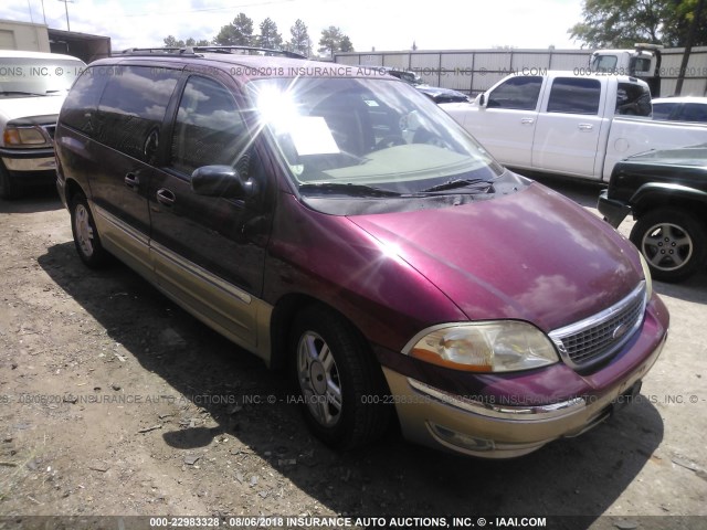 2FMZA53451BB86954 - 2001 FORD WINDSTAR SEL RED photo 1