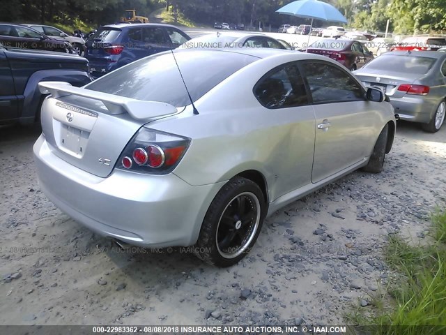 JTKDE167180234679 - 2008 TOYOTA SCION TC 银色 照片 4