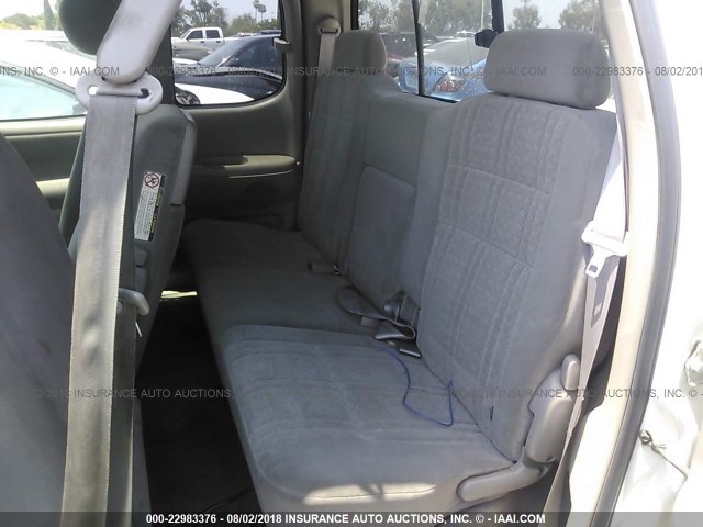 5TBRN34113S339583 - 2003 TOYOTA TUNDRA ACCESS CAB SR5 WHITE photo 8