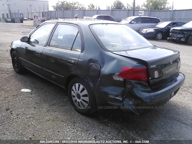 2T1BR12E4YC363786 - 2000 TOYOTA COROLLA VE/CE/LE 绿色 照片 3