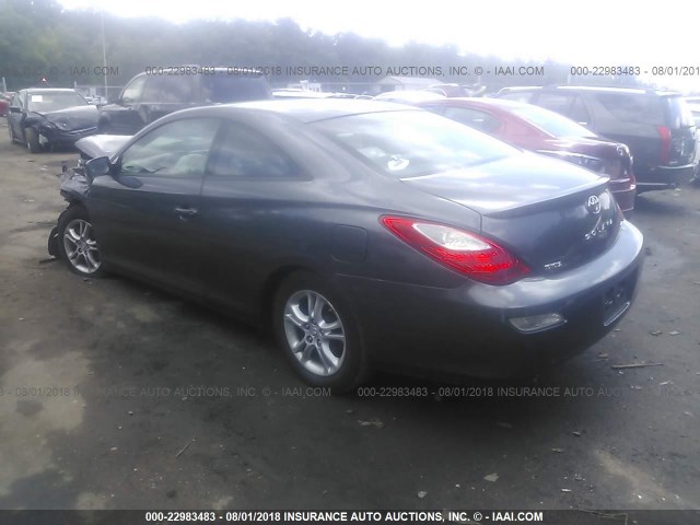 4T1CA30P37U125436 - 2007 TOYOTA CAMRY SOLARA SE/SLE GRAY photo 3