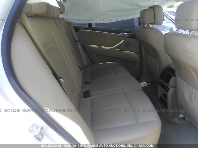5UXZV4C50D0B13543 - 2013 BMW X5 XDRIVE35I WHITE photo 8