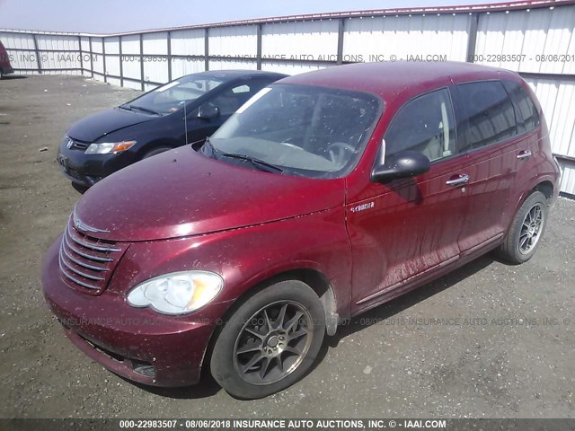 3A4FY58B36T336480 - 2006 CHRYSLER PT CRUISER TOURING RED photo 2