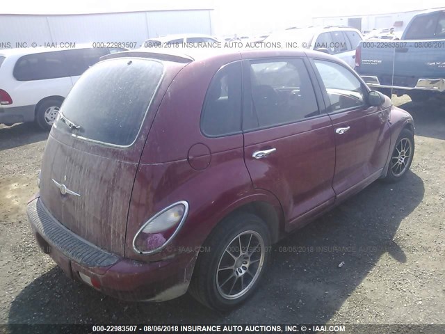 3A4FY58B36T336480 - 2006 CHRYSLER PT CRUISER TOURING RED photo 4