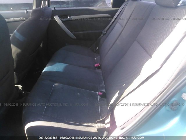 KL1TD56E19B622200 - 2009 CHEVROLET AVEO LS/LT 蓝色 照片 8