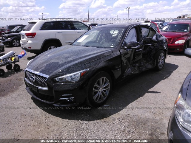 JN1BV7AP7EM684658 - 2014 INFINITI Q50 PREMIUM/SPORT BLACK photo 2