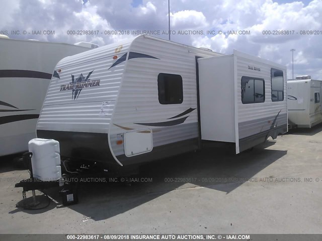 5SFEB3028DE248652 - 2013 HEARTLAND TRAIL RUNN  თეთრი ფოტო 2