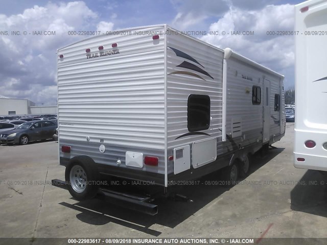 5SFEB3028DE248652 - 2013 HEARTLAND TRAIL RUNN  თეთრი ფოტო 4