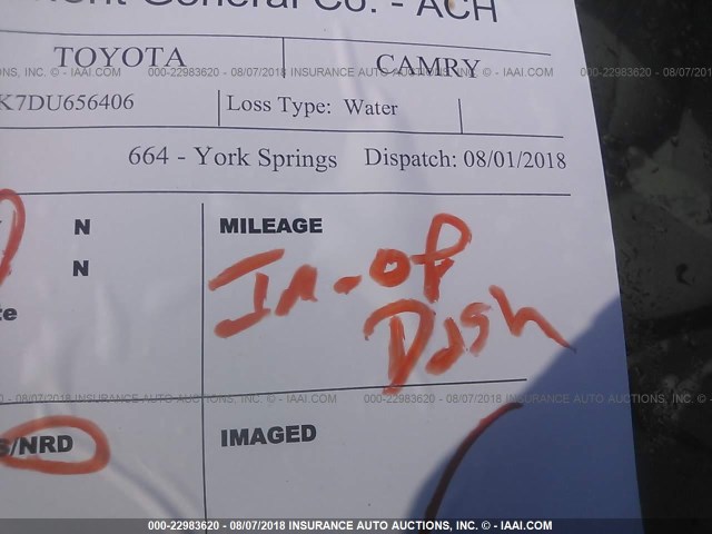 4T1BF1FK7DU656406 - 2013 TOYOTA CAMRY L/SE/LE/XLE ვერცხლისფერი ფოტო 7