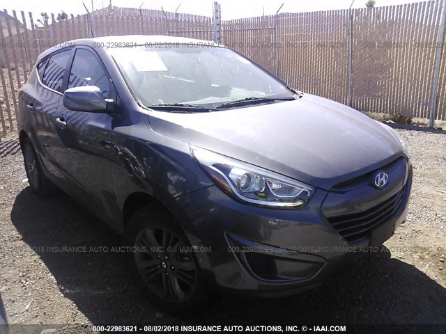 KM8JT3AF8FU977609 - 2015 HYUNDAI TUCSON GLS GRAY photo 1