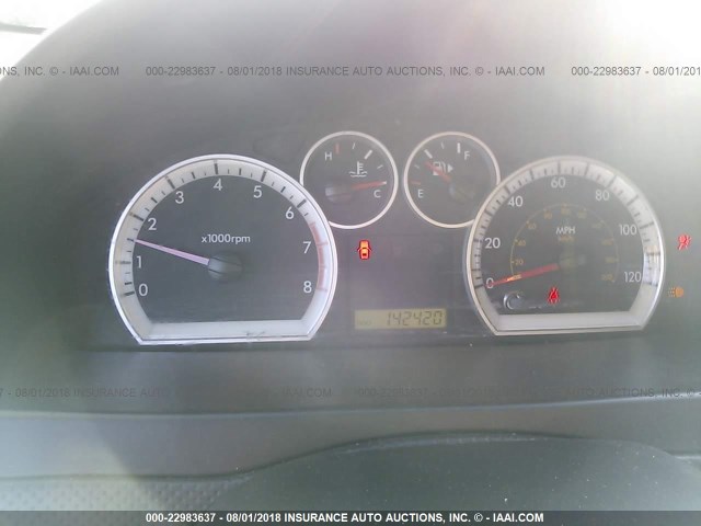 KL1TD56637B145839 - 2007 CHEVROLET AVEO LS RED photo 7