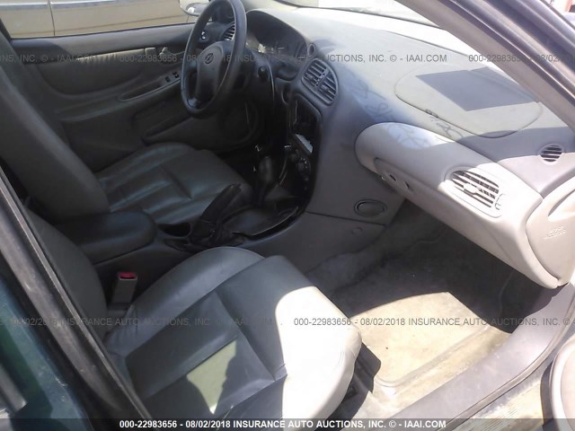 1G3NF52E62C212591 - 2002 OLDSMOBILE ALERO GLS 青色 照片 5