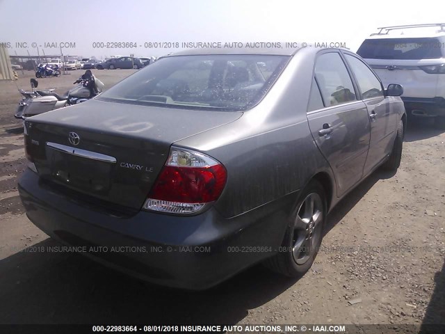 4T1BE32K35U960631 - 2005 TOYOTA CAMRY LE/XLE/SE Boz foto 4