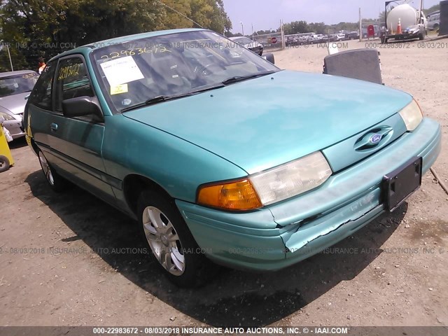 1FARP11JXRW263838 - 1994 FORD ESCORT LX/SPORT TEAL photo 1