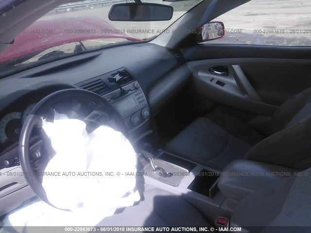 4T1BE46K77U103506 - 2007 TOYOTA CAMRY NEW GENERAT CE/LE/XLE/SE RED photo 5