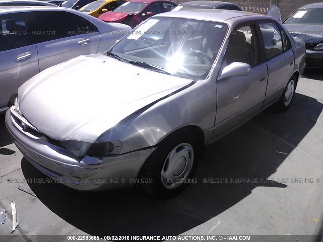 1NXBR18E9WZ122048 - 1998 TOYOTA COROLLA VE/CE/LE TAN photo 2