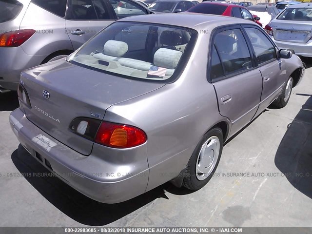 1NXBR18E9WZ122048 - 1998 TOYOTA COROLLA VE/CE/LE 棕色 照片 4