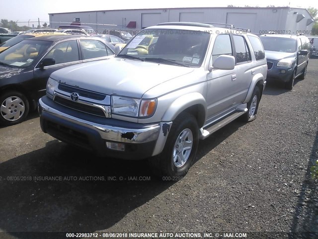 JT3HN86R920367768 - 2002 TOYOTA 4RUNNER SR5 SILVER photo 2