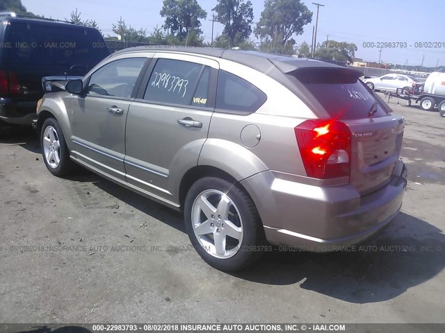 1B3HB78K67D133944 - 2007 DODGE CALIBER R/T GOLD photo 3