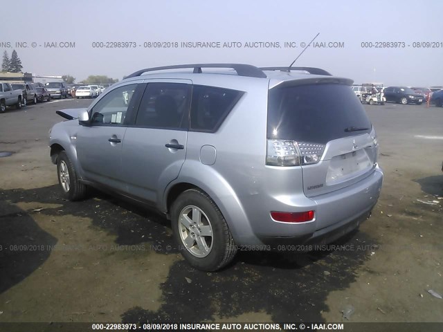 JA4MS31X17Z002056 - 2007 MITSUBISHI OUTLANDER ES/LS 银色 照片 3