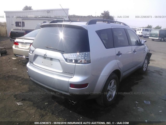 JA4MS31X17Z002056 - 2007 MITSUBISHI OUTLANDER ES/LS 银色 照片 4