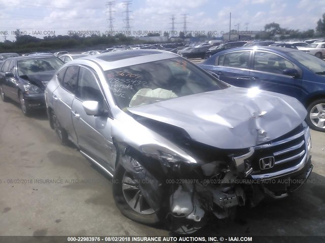 5J6TF2H57FL002630 - 2015 HONDA CROSSTOUR EXL SILVER photo 1