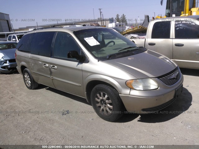 2C4GP74L52R702010 - 2002 CHRYSLER TOWN & COUNTRY EX GOLD photo 1