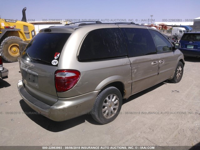 2C4GP74L52R702010 - 2002 CHRYSLER TOWN & COUNTRY EX GOLD photo 4