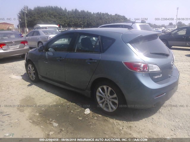 JM1BL1M58B1391052 - 2011 MAZDA 3 S Light Blue photo 3