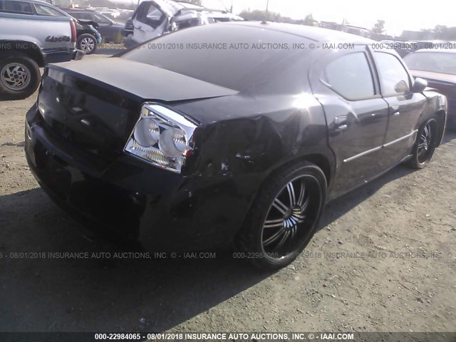 2B3CA3CV8AH124387 - 2010 DODGE CHARGER SXT BLACK photo 4