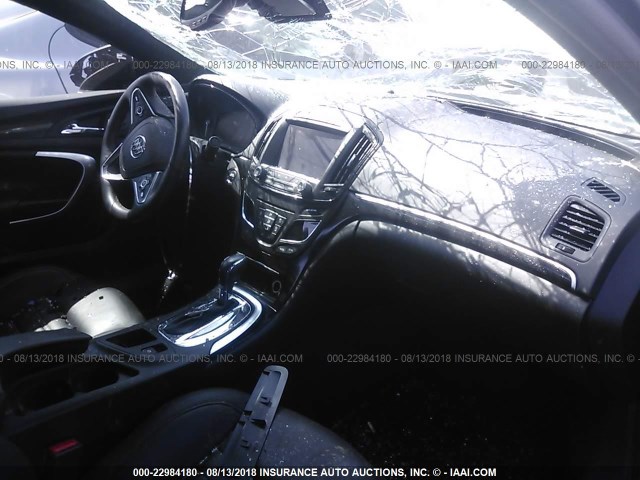 2G4GT5GX3F9213816 - 2015 BUICK REGAL GS Սև լուսանկար 5