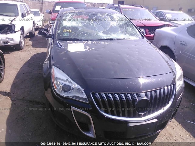 2G4GT5GX3F9213816 - 2015 BUICK REGAL GS Սև լուսանկար 6