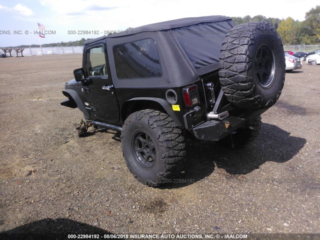 1J4FA541X9L749370 - 2009 JEEP WRANGLER SAHARA BLACK photo 3