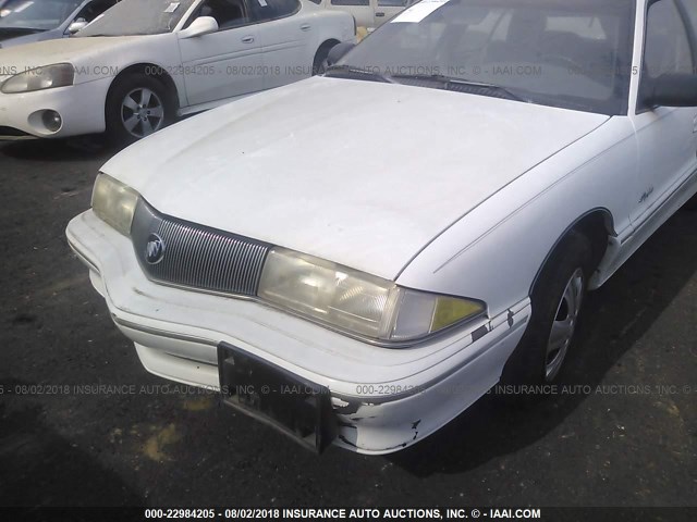 1G4NJ54N4NC655253 - 1992 BUICK SKYLARK WHITE photo 6