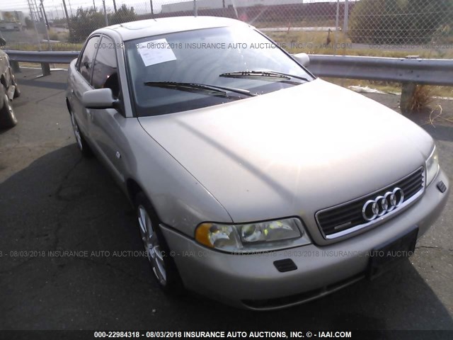 WAUCB28D3XA218963 - 1999 AUDI A4 1.8T QUATTRO GOLD photo 1