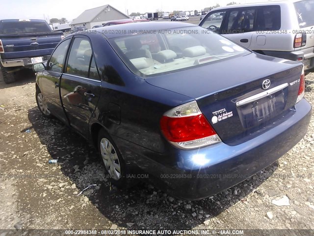 4T1BE30K95U420817 - 2005 TOYOTA CAMRY LE/XLE/SE 蓝色 照片 3