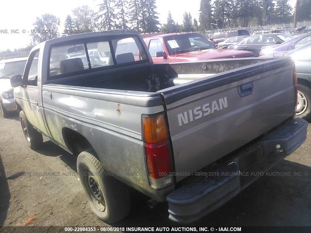 JN6ND11Y6HW001227 - 1987 NISSAN D21 SHORT BED GRAY photo 3