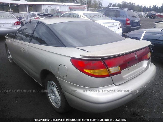 1G8ZH1276VZ383245 - 1997 SATURN SC2 GOLD photo 3