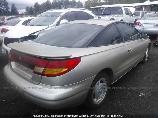 1G8ZH1276VZ383245 - 1997 SATURN SC2 GOLD photo 4